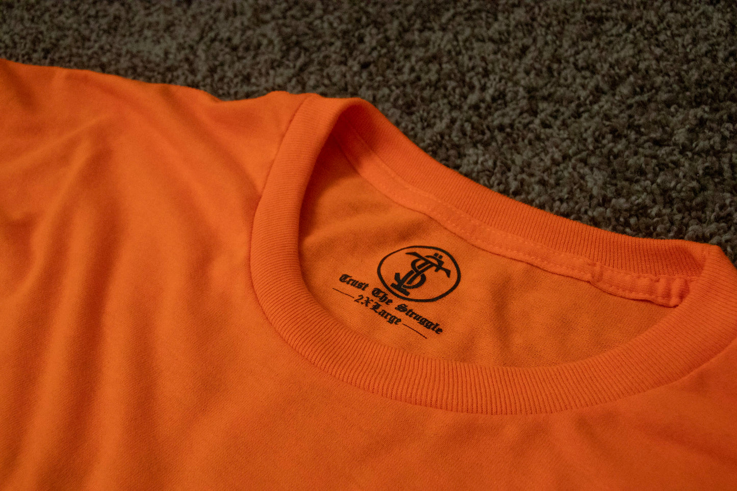 Safety Orange “QUIT BITCHIN” shirt