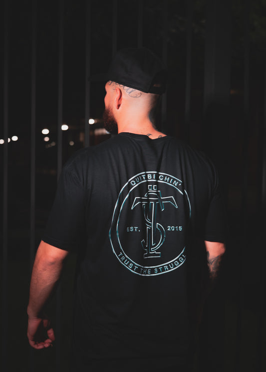 TT$ Blue Diamond Tint Logo shirt