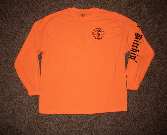 Safety Orange “QUIT BITCHIN” shirt